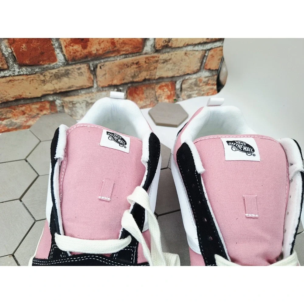 Vans Knu Skool Color Blocking Black Pink White Men Sz 12 Old Skool Chunky Skate